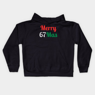 Merry 67Mas Kids Hoodie
