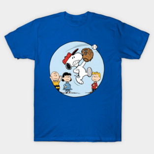 Snoopy Playing Baseball M1267 T-Shirt
