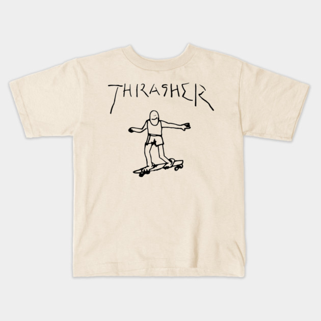 Thrasher Doodle Kids T-Shirt by Shit Post Hero
