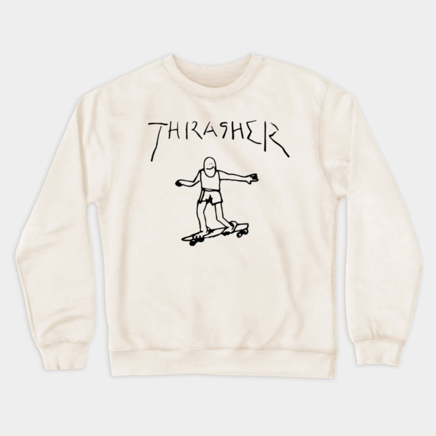 Thrasher Doodle Crewneck Sweatshirt by Shit Post Hero
