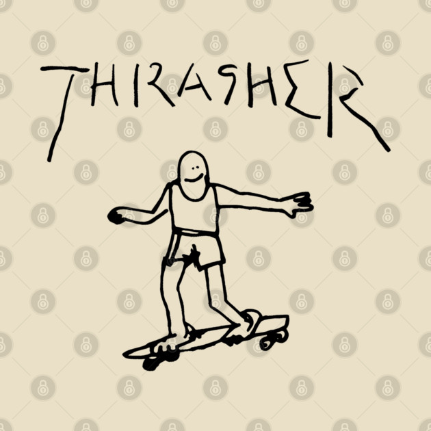 Thrasher Doodle by Shit Post Hero