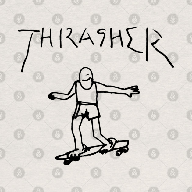 Thrasher Doodle by Shit Post Hero