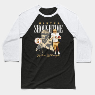 Tyler Shough New Orleans Saints Mister Shoughtime Baseball T-Shirt