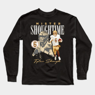 Tyler Shough New Orleans Saints Mister Shoughtime Long Sleeve T-Shirt