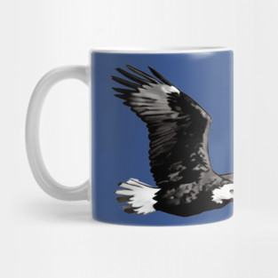 Flying Bald Eagle Mug