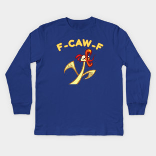 f-caw-f Kids Long Sleeve T-Shirt