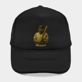 Zombie Babe Ruth – Vintage Zombie Baseball Horror Parody Hat