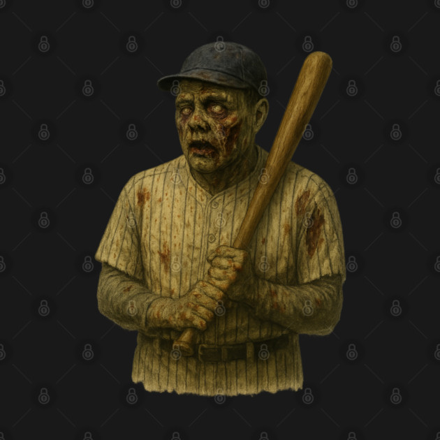 Zombie – Vintage Zombie Baseball Horror Parody by PD Energies