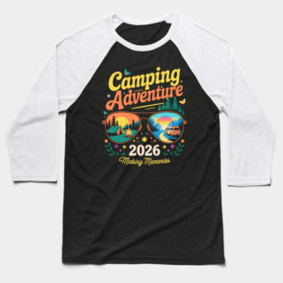 Camping Adventure Life Men Women Kids Family Squad Matching Baseball T-Shirt