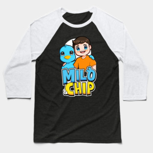 MILO AND CHIP Baseball T-Shirt