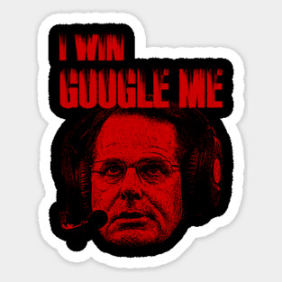 I Win!! Google ME.. Sticker