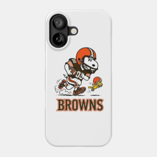 Snoopy Cleveland Football Retro Fan Phone Case