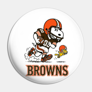 Snoopy Cleveland Football Retro Fan Pin