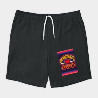 Grandmas Favorite Cute Rainbow Retro Heart Grandchild Shorts