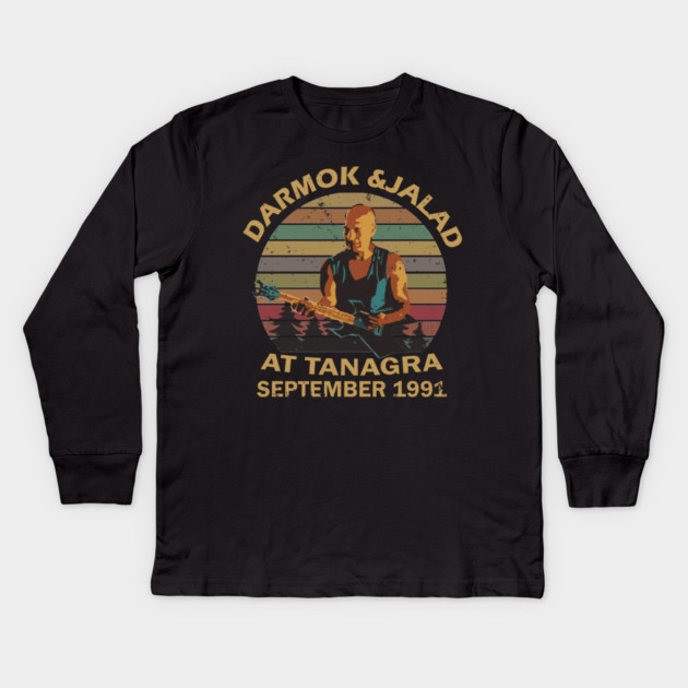 Darmok And Jalad Kids Long Sleeve T-Shirt by Kelo