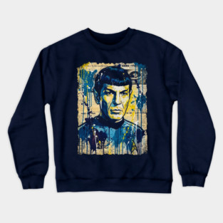 trekkie pop art grafitti Crewneck Sweatshirt