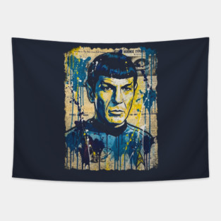 trekkie pop art grafitti Tapestry