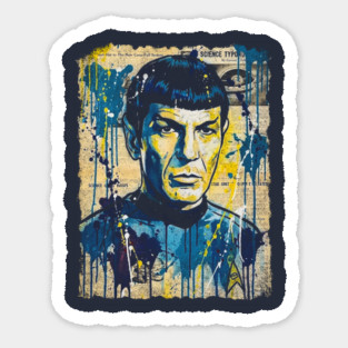 trekkie pop art grafitti Sticker