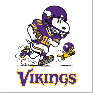 Snoopy Minnesota Football Retro Fan Posters and Art