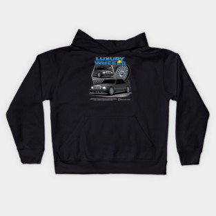 Luxury on Wheels: Mercedes-Benz 190E Evo II Kids Hoodie