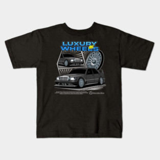 Luxury on Wheels: Mercedes-Benz 190E Evo II Kids T-Shirt