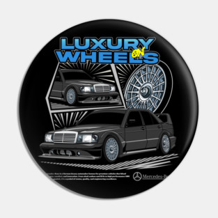 Luxury on Wheels: Mercedes-Benz 190E Evo II Pin