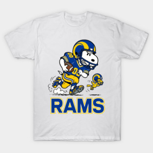 Snoopy Los Angeles Football Retro Fan T-Shirt