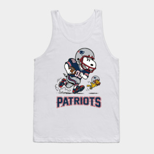 Snoopy New England Football Retro Fan Tank Top
