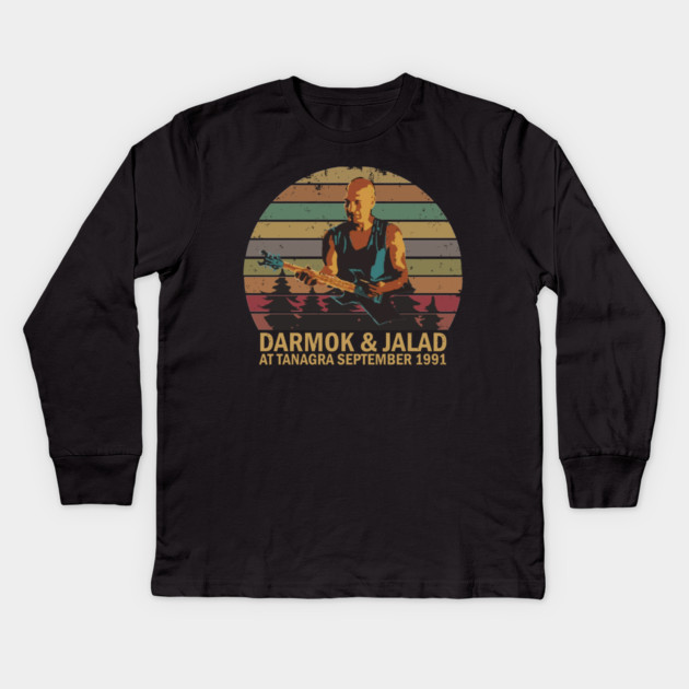 Darmok And Jalad Kids Long Sleeve T-Shirt by Kelo