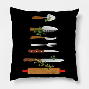 Cooking Ustensils Pillow