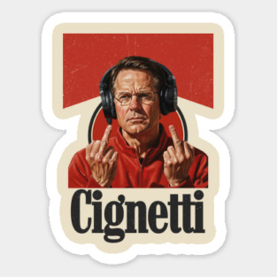 Cignetti Apparel Vintage MIddle Finger Sticker
