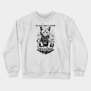 BLACK HOLE PURR Crewneck Sweatshirt