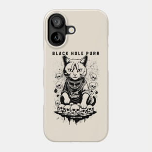 BLACK HOLE PURR Phone Case
