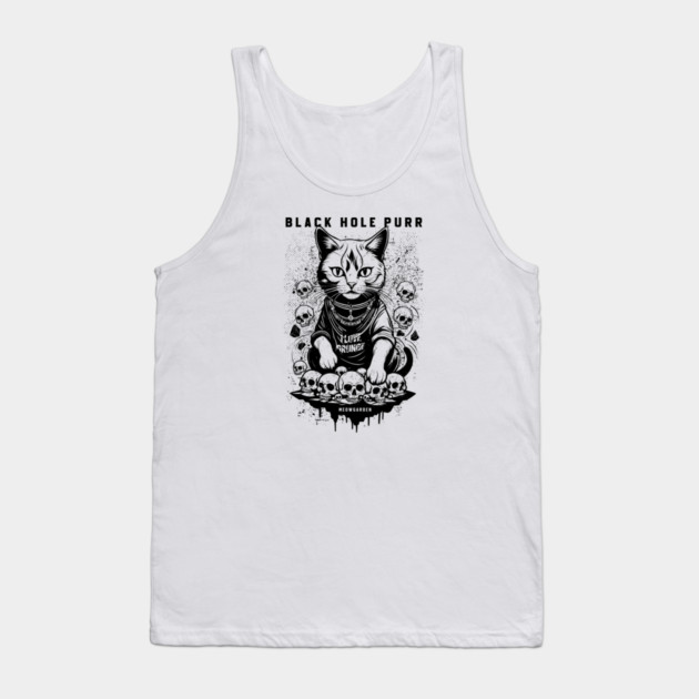 BLACK HOLE PURR Tank Top by artslaves