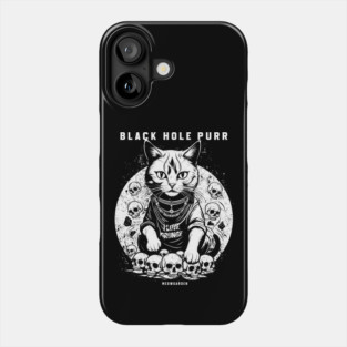 BLACK HOLE PURR Phone Case