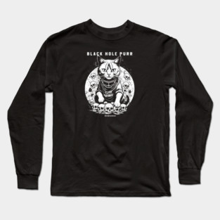 BLACK HOLE PURR Long Sleeve T-Shirt