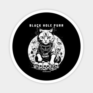 BLACK HOLE PURR Magnet