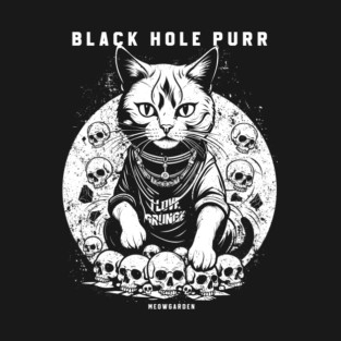BLACK HOLE PURR T-Shirt