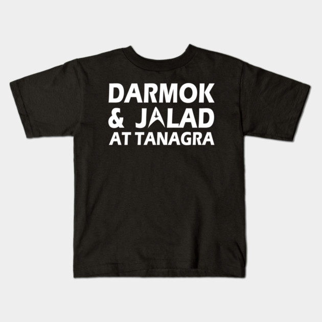 Darmok And Jalad Kids T-Shirt by Kelo
