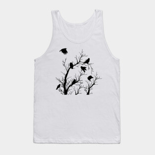 Crows in Tree Tops Tank Top