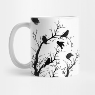Crows in Tree Tops Mug