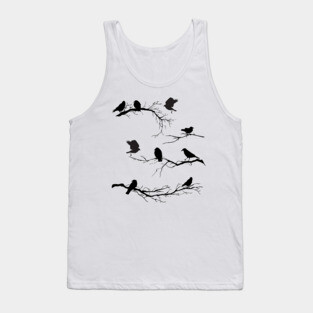 Crows on Branches Tank Top