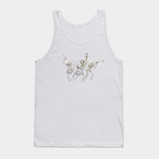 Skeletons Medieval Band Tank Top