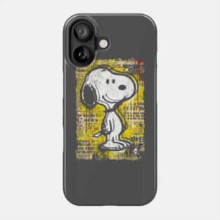 Snoopy pop art collage graffiti Phone Case