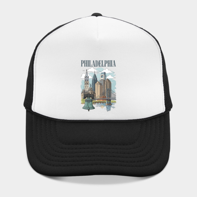 Liberty Bell & Skyline PHILADELPHIA by Designed By Marty