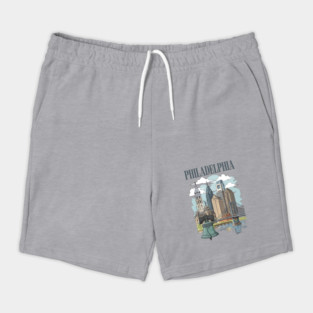 Liberty Bell & Skyline PHILADELPHIA Shorts