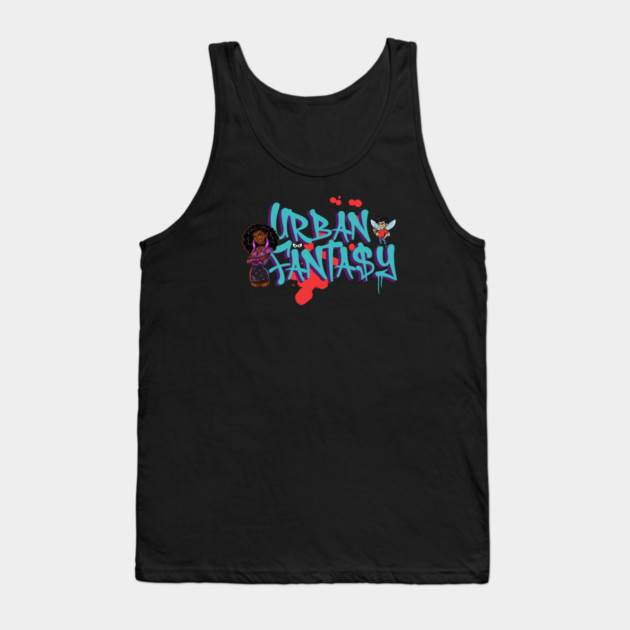Urban Fantasy Genre Lover Tank Top by H. R. Sinclair
