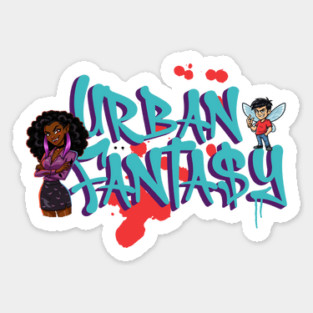 Urban Fantasy Genre Lover Sticker
