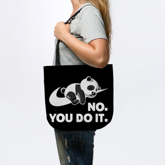 No You Do It - Funny Lazy Panda by Kelo