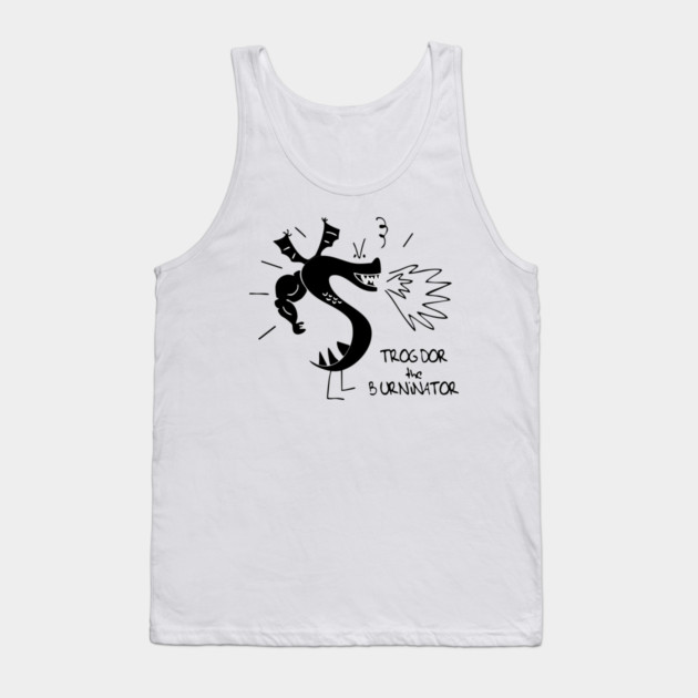 Trogdors The Burninator Tank Top by Kelo